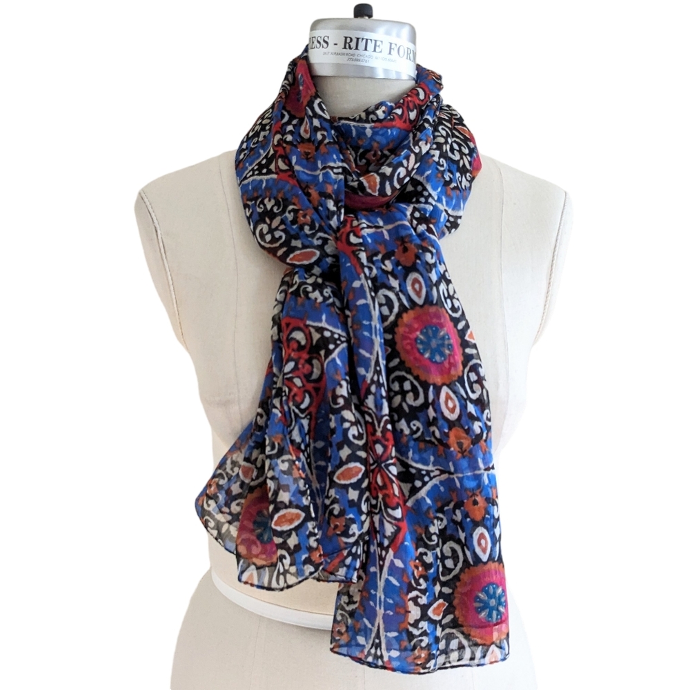 Block Print Oversized Scarf